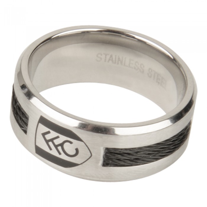 stainless steel family crest ring
