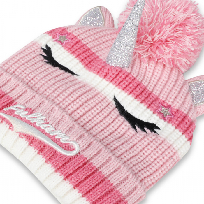 Infant Girls Fulham Unicorn Bobble Beanie