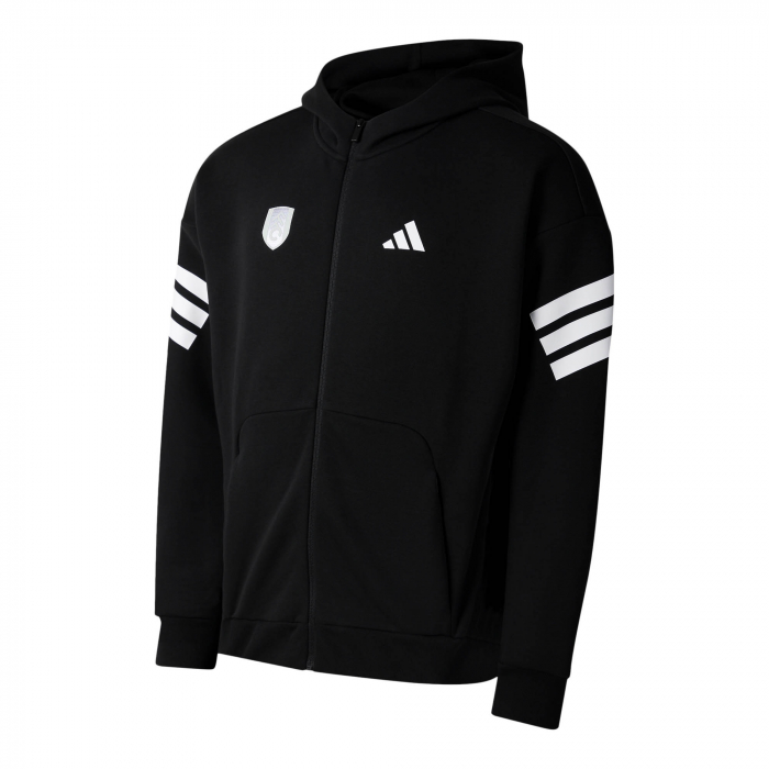 Mens Future Icon 3 Stripes Full Zip Hoody 
