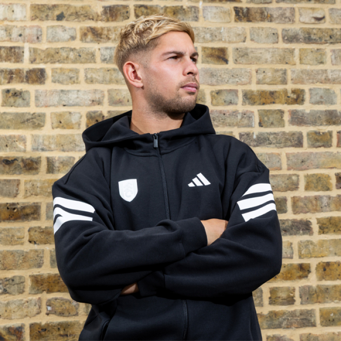 Mens Future Icon 3 Stripes Full Zip Hoody 