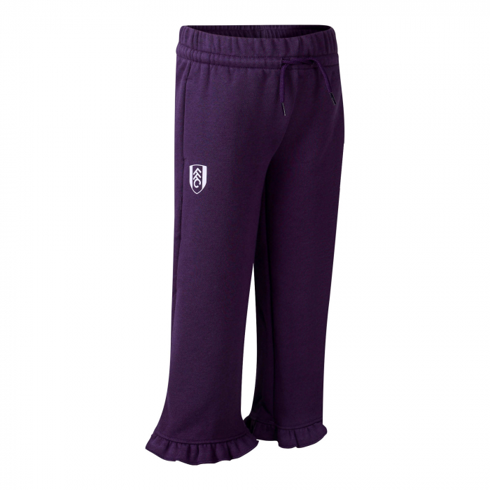 Little Girls Fleece Ruffle Joggers