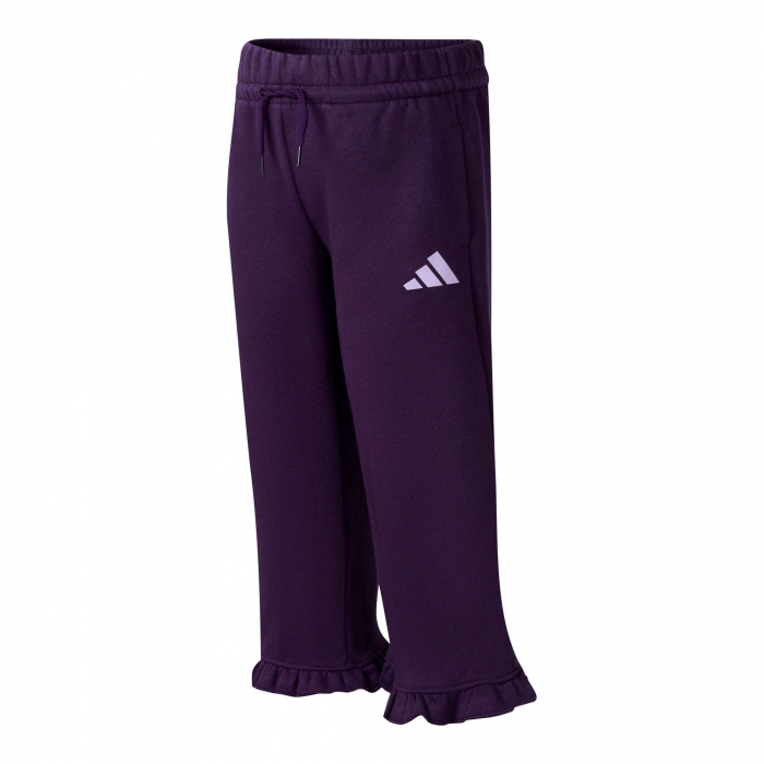 Little Girls Fleece Ruffle Joggers