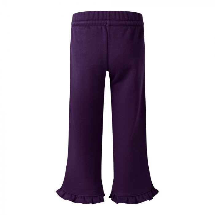 Little Girls Fleece Ruffle Joggers