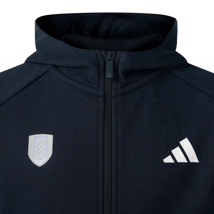 Junior Future Icon 3 Stripe Full Zip Hoody 