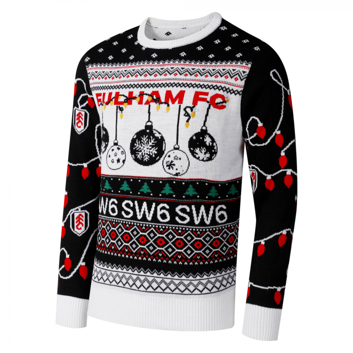 Adult light up bauble Christmas jumper