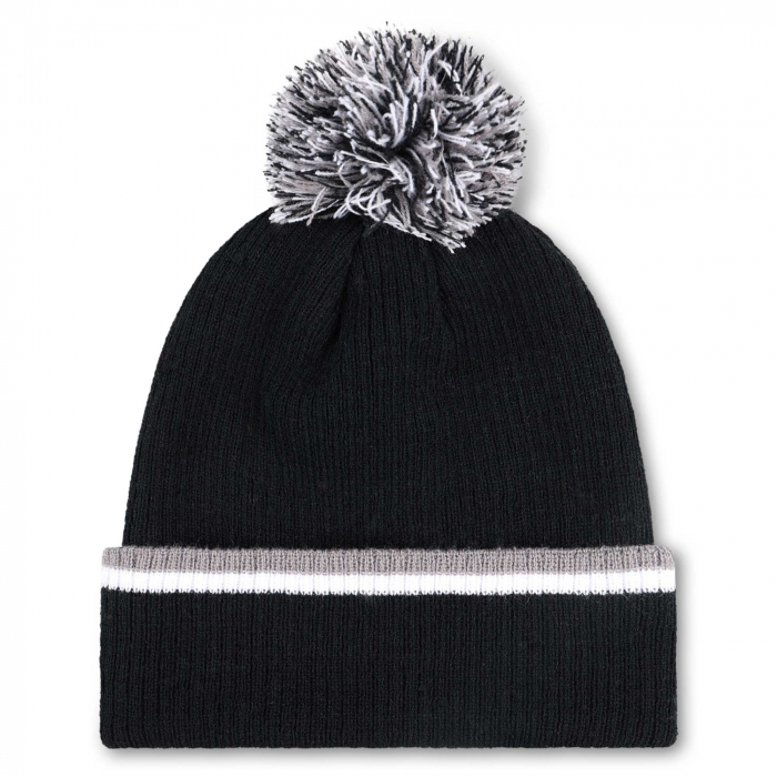 26/27 Fulham Adult Retro Crest Bobble Beanie