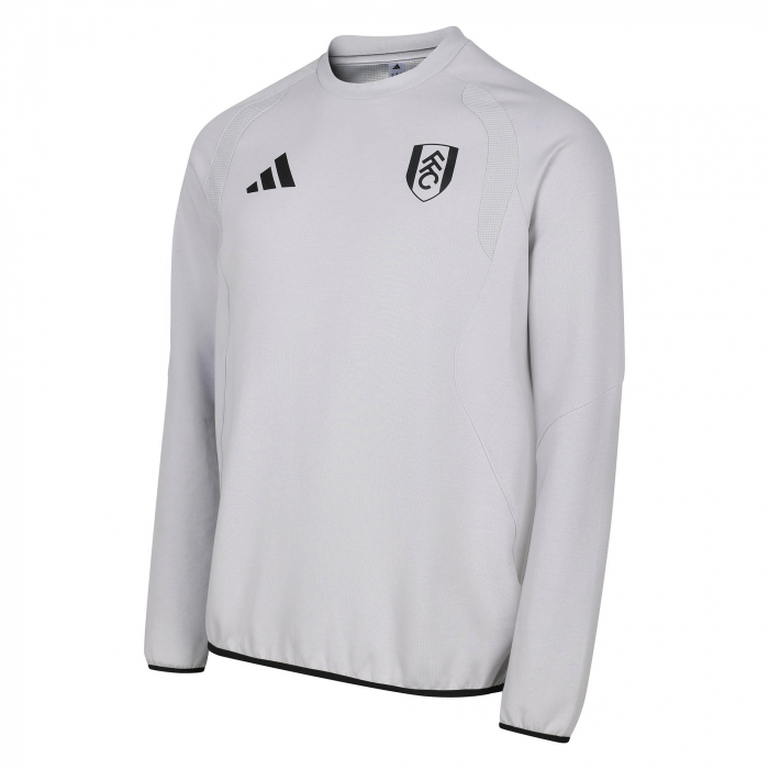 Fulham 26/27 Grey Travel Crew Sweatshirt