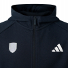 Junior Future Icon 3 Stripe Full Zip Hoody 