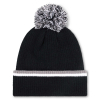 26/27 Fulham Adult Retro Crest Bobble Beanie