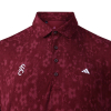 26/27 Mens Golf Print Polo Maroon
