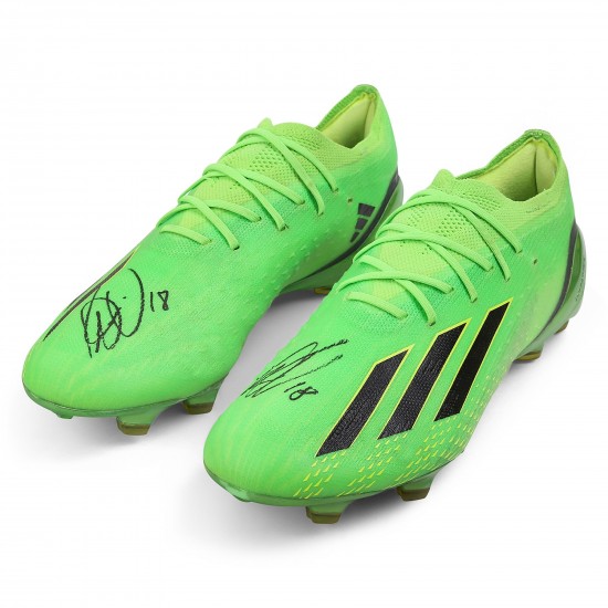 Signed Match Worn Andreas Football Boots