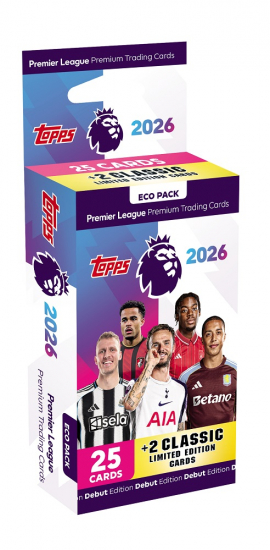 Topps Premier League 2025/26 Starter Pack - 10 Karten + Gold Lion Karte & Sammelbinder