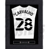 A4 Carvalho Back of  HomeShirt with Frame