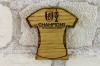 EFL Champions Wood Shirt Fridge Magnet