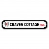 Craven Cottage Deluxe Metal Street Sign 