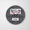 Street Sign Personalised Glass Clock