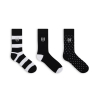 3 pack - Mono Crest Socks