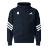 Junior Future Icon 3 Stripe Full Zip Hoody 