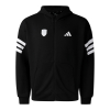 Mens Future Icon 3 Stripes Full Zip Hoody 