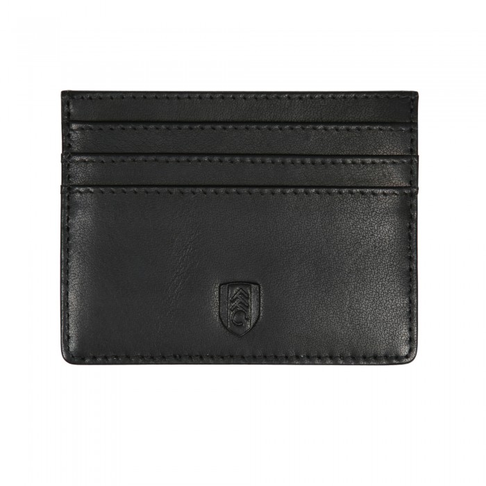 FCC Embossed Leather Card Holder