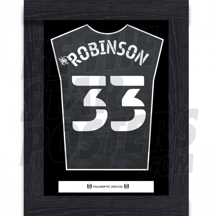 A4 Robinson Back of Away Shirt with Frame