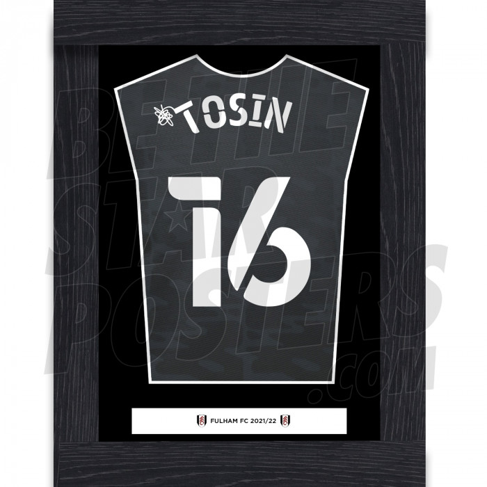 A4 Tosin Back of Away Shirt with Frame