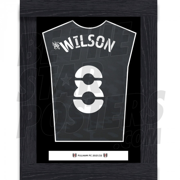 A4 Wilson Back of Away Shirt with Frame