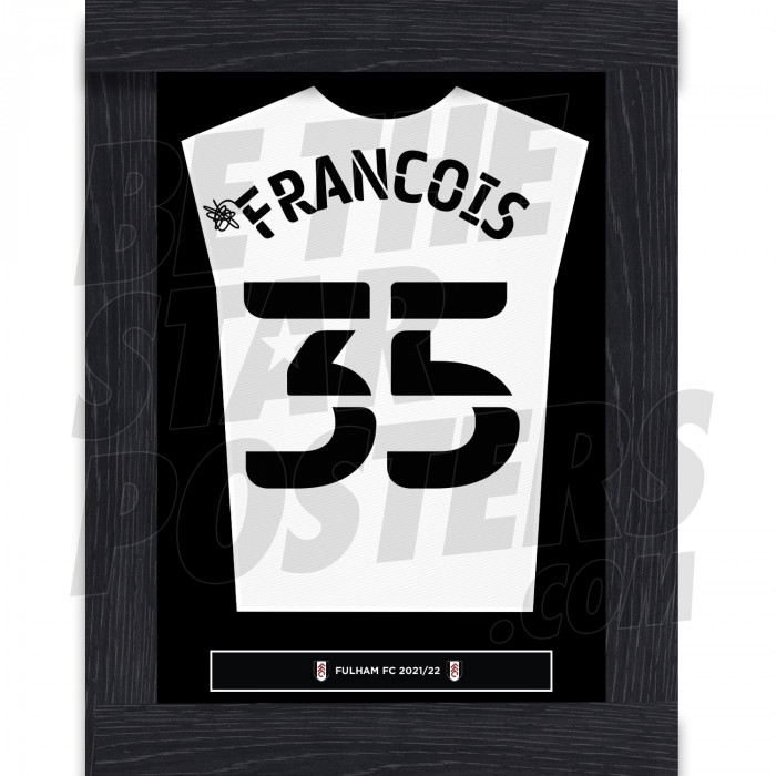 A4 Francois Back of Home Shirt with Frame