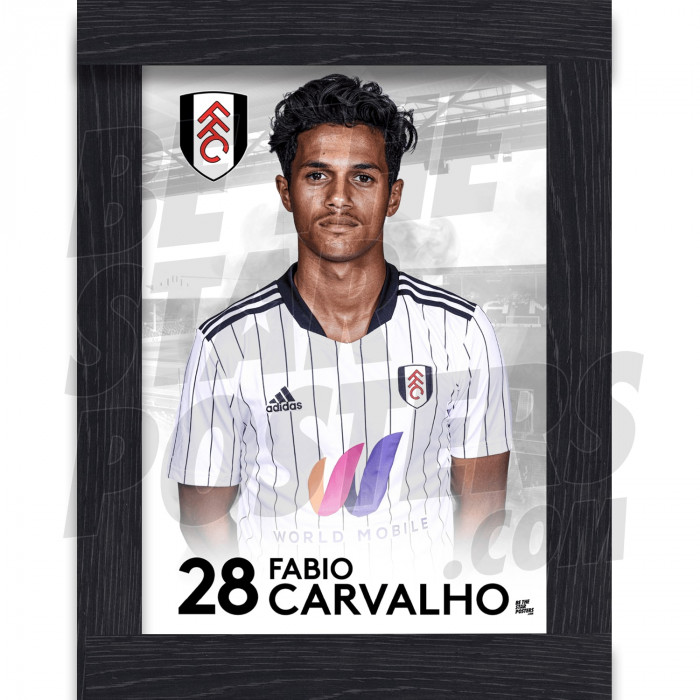 A4 Carvalho Framed Headshot Poster