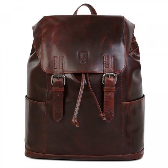Executive Leather Backpack