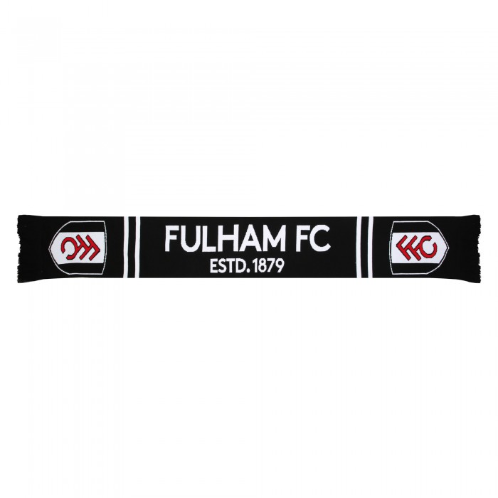 Fulham FC Crest Stripe 1879 Scarf