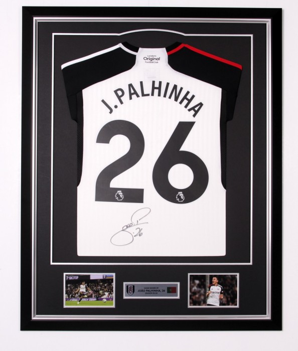 Fulham FC Signed 23/24 Joao Palhinha Framed Shirt