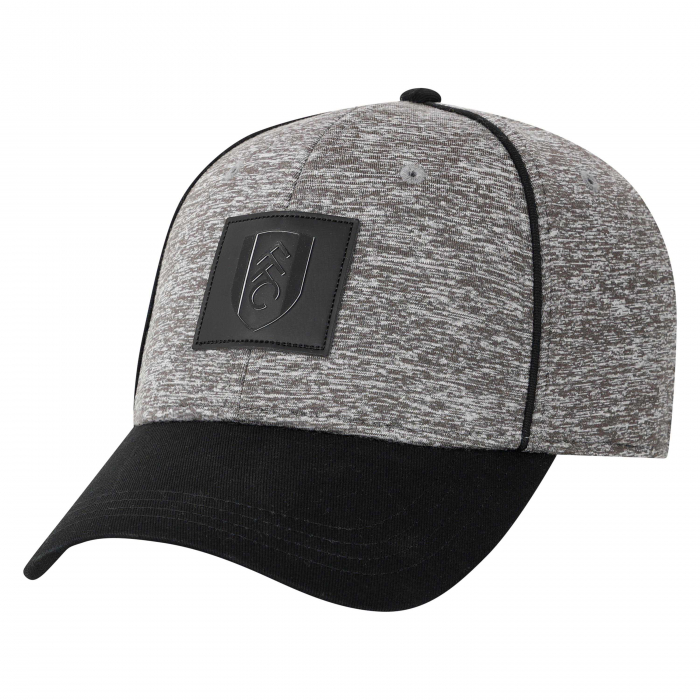 Fulham Grey Marl Cap with Blackout Crest