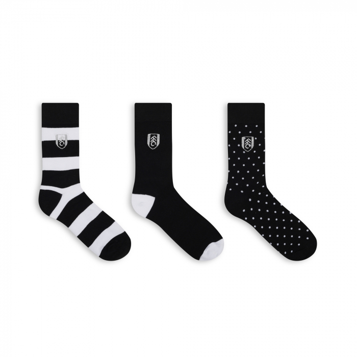 3 pack - Mono Crest Socks