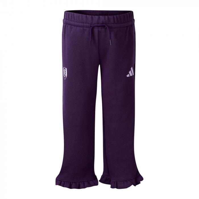 Little Girls Fleece Ruffle Joggers