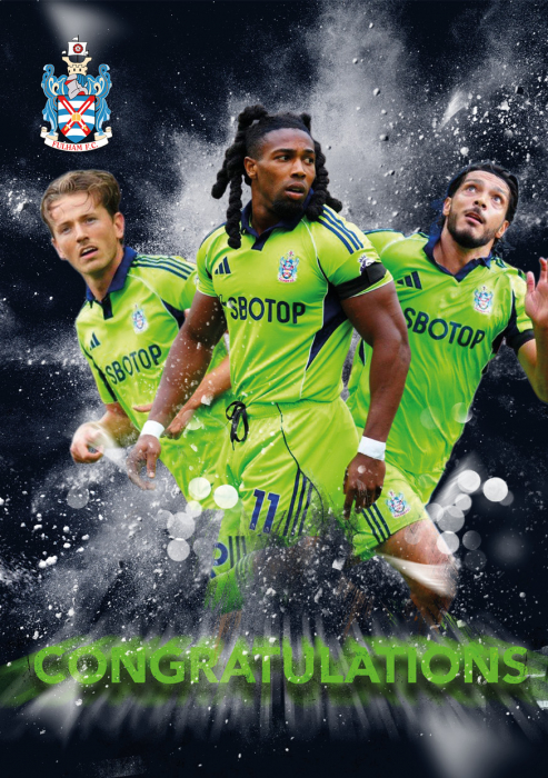 Player Congratulations Away Kit Card 