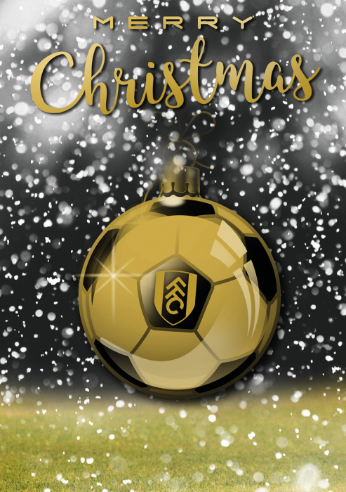 25/26 Merry Christmas Football Card 