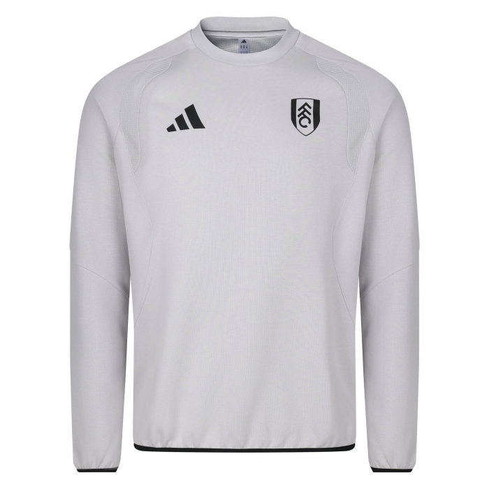 Fulham 26/27 Grey Travel Crew Sweatshirt