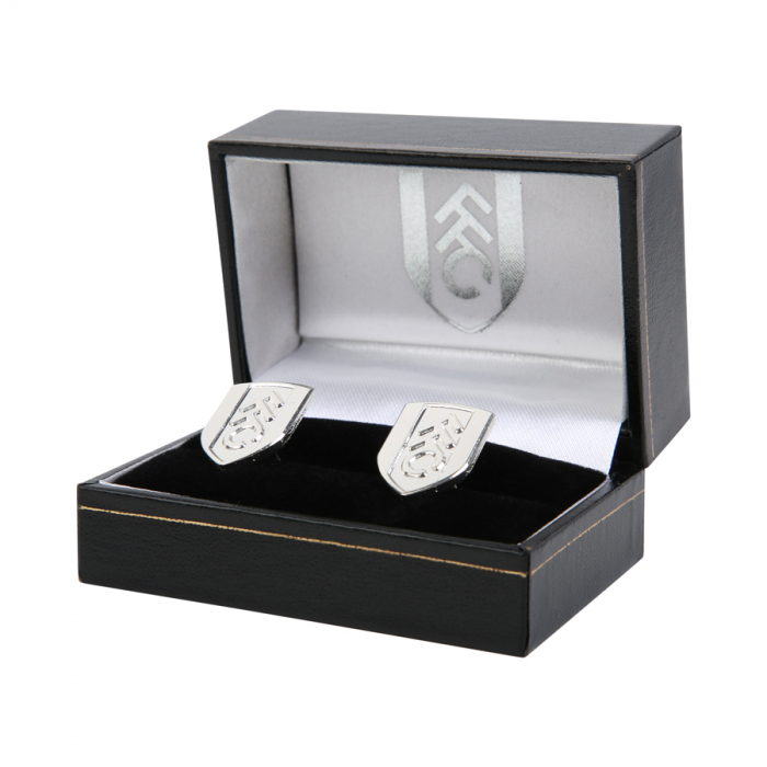 FFC Silver Plated Crest Cufflinks