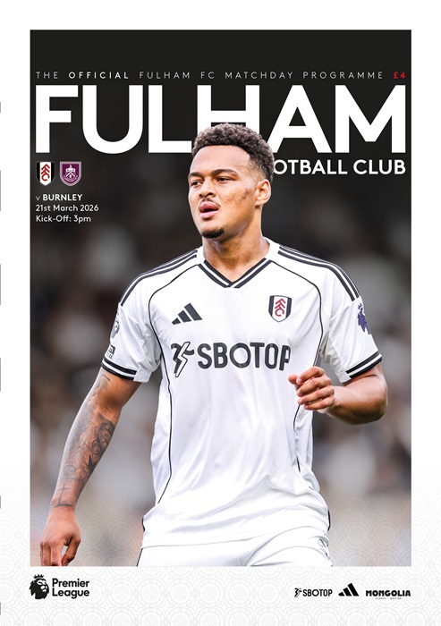 Match Programme - Burnley