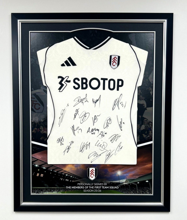 Fulham FC Signed 25/26 Framed Shirt